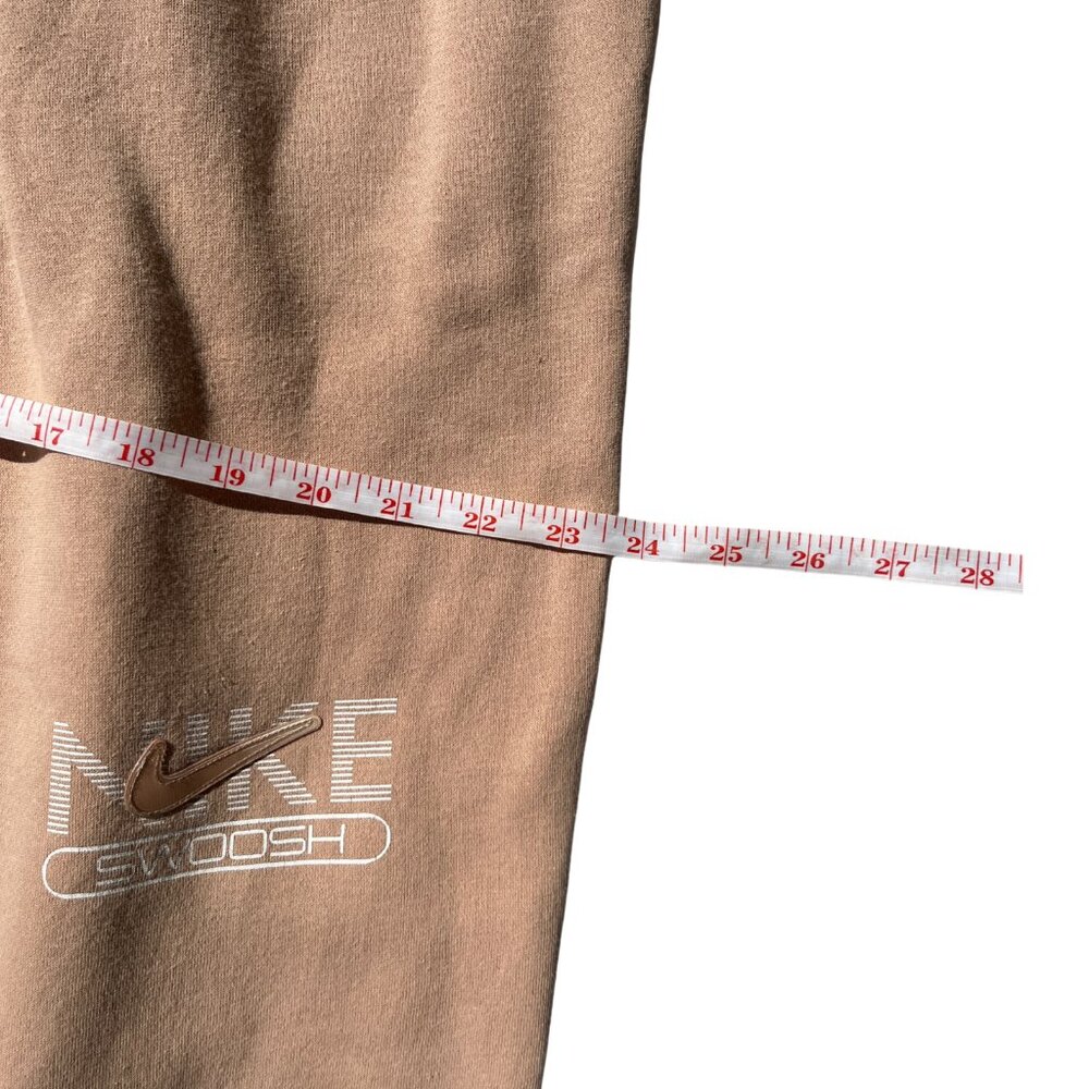 Nike Sweatpants Men's Size XL Tan Fleece Joggers Athletic Pants Swoosh Logo - Picture 8 of 14
